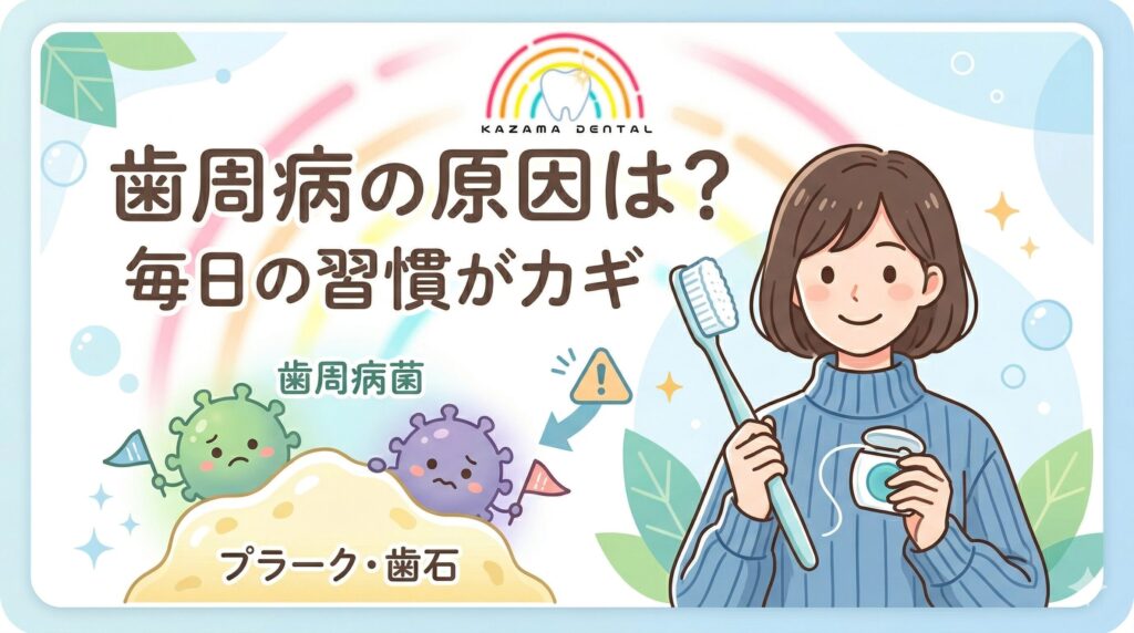 歯周病の原因は?のアイキャッチ