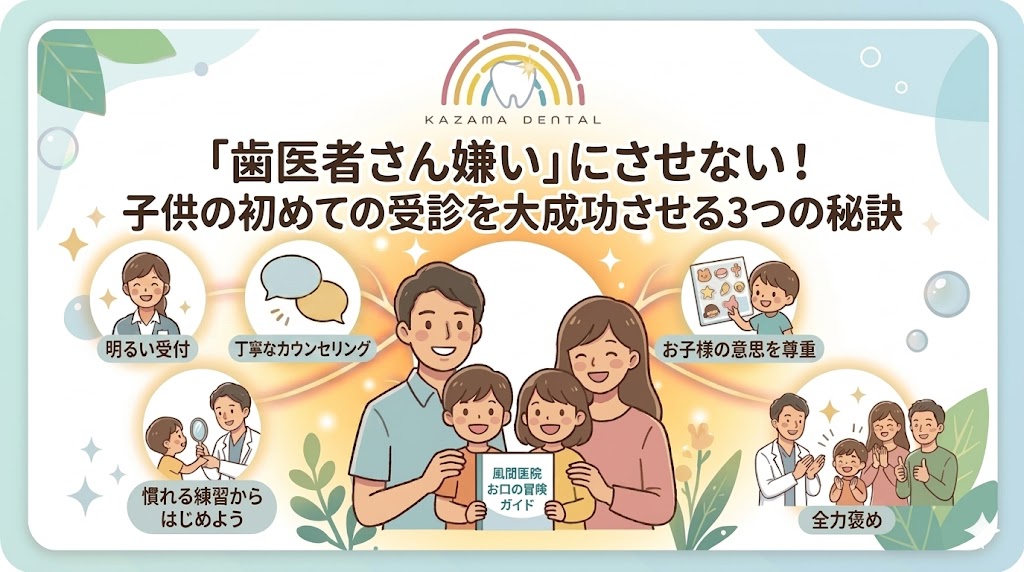 歯医者さん嫌いにさせない