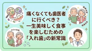 入れ歯でも定期健診に通いましょう