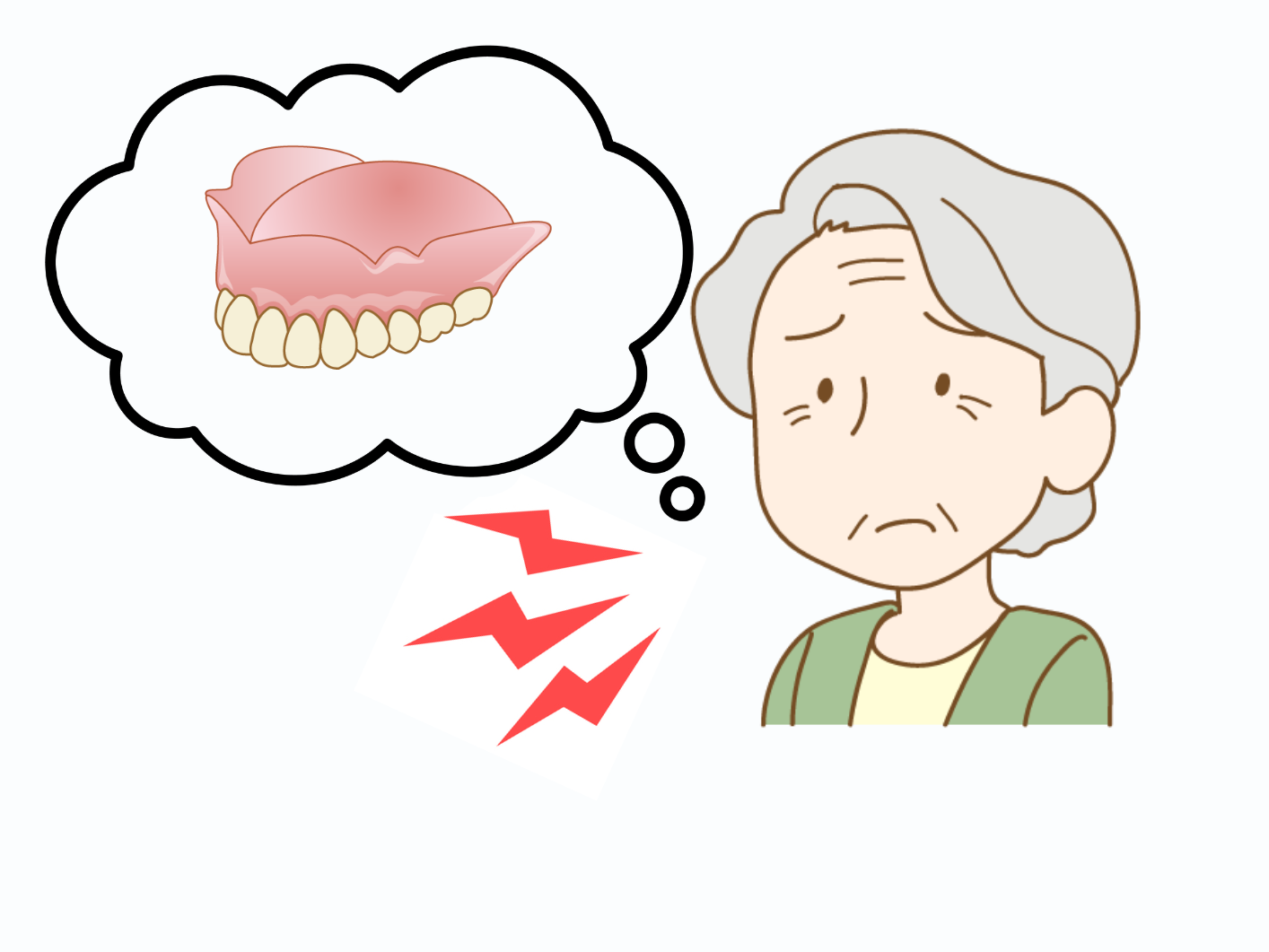 入れ歯が合わない
