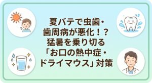 むし歯、歯周病が悪化
