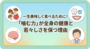 噛む力が全身の健康と若々しさを保つ理由